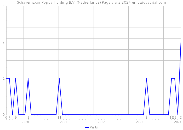 Schavemaker Poppe Holding B.V. (Netherlands) Page visits 2024 
