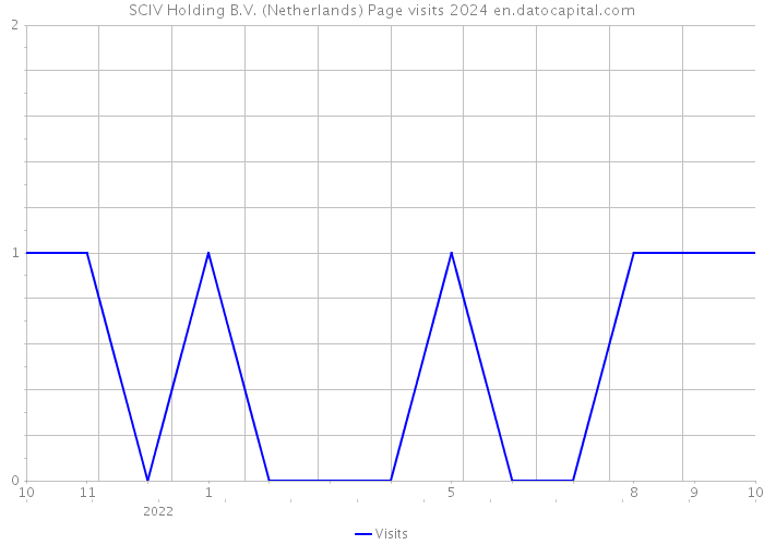 SCIV Holding B.V. (Netherlands) Page visits 2024 