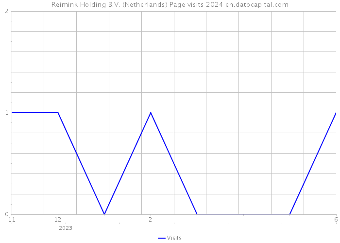 Reimink Holding B.V. (Netherlands) Page visits 2024 