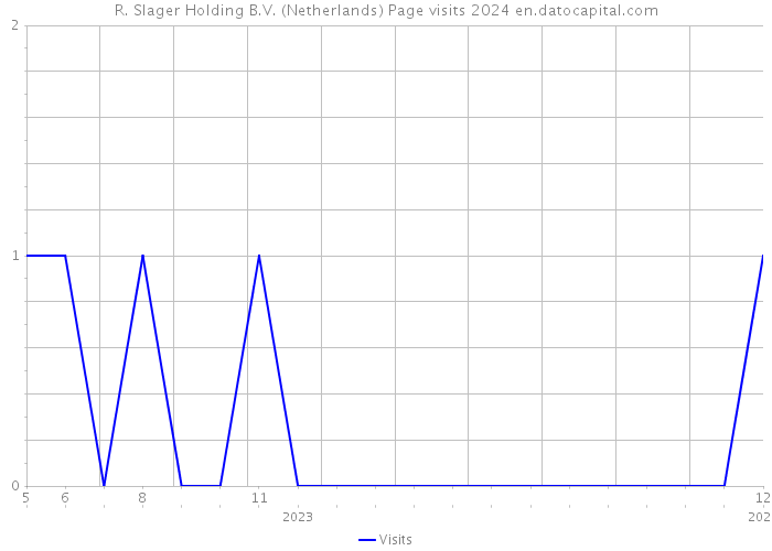 R. Slager Holding B.V. (Netherlands) Page visits 2024 