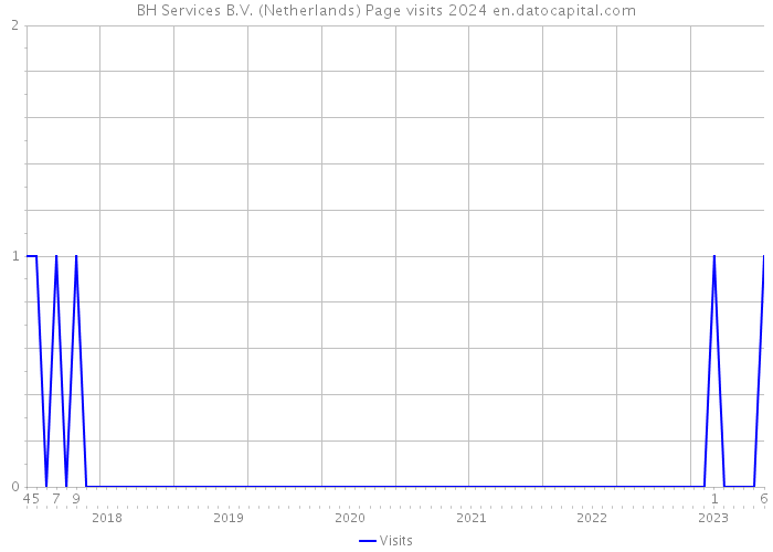 BH Services B.V. (Netherlands) Page visits 2024 