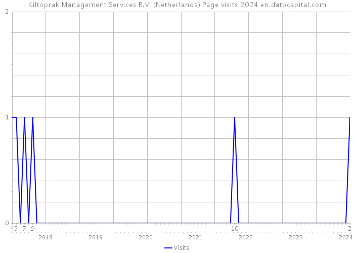 Kiltoprak Management Services B.V. (Netherlands) Page visits 2024 