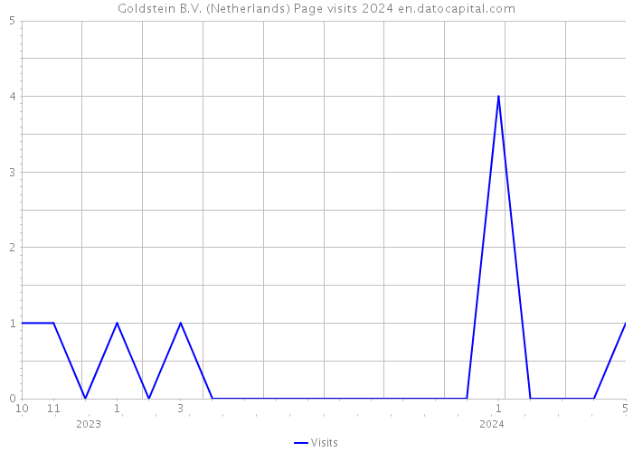 Goldstein B.V. (Netherlands) Page visits 2024 