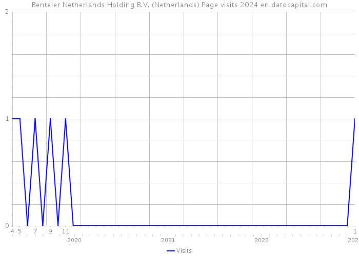Benteler Netherlands Holding B.V. (Netherlands) Page visits 2024 