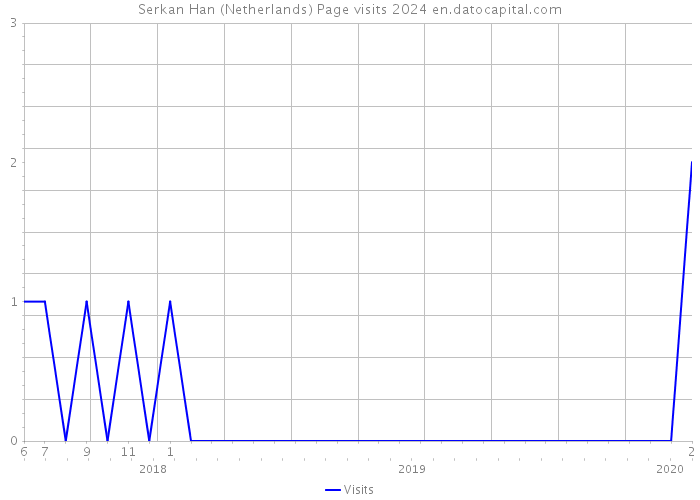 Serkan Han (Netherlands) Page visits 2024 