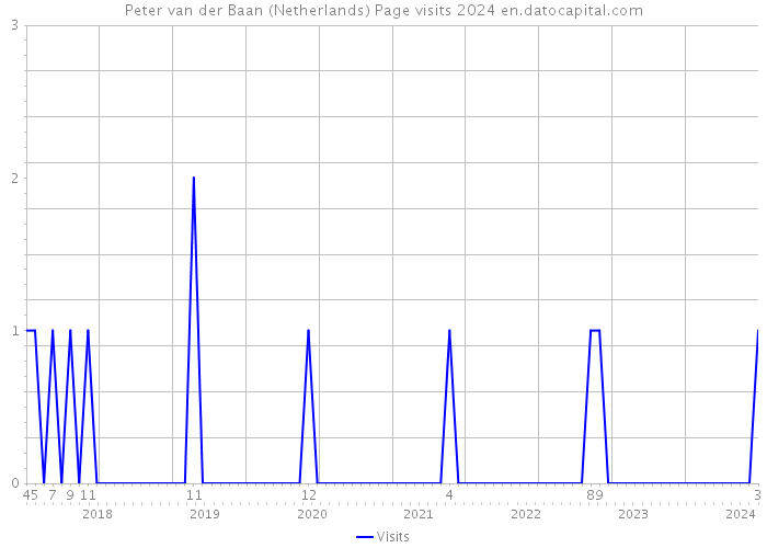 Peter van der Baan (Netherlands) Page visits 2024 