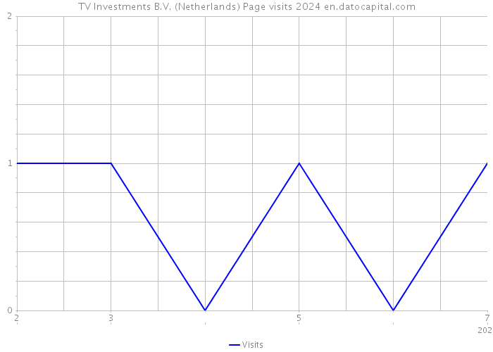 TV Investments B.V. (Netherlands) Page visits 2024 