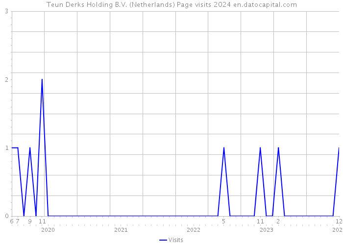 Teun Derks Holding B.V. (Netherlands) Page visits 2024 