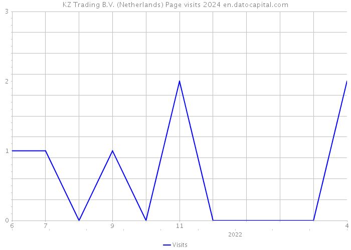 KZ Trading B.V. (Netherlands) Page visits 2024 