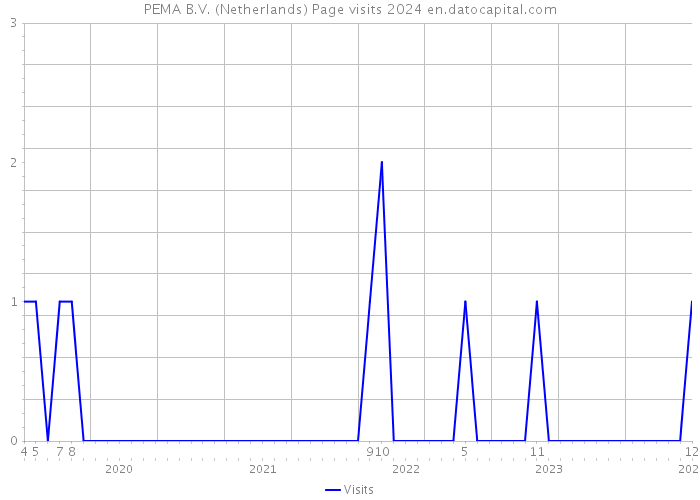 PEMA B.V. (Netherlands) Page visits 2024 