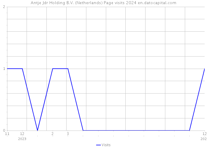 Antje Jdr Holding B.V. (Netherlands) Page visits 2024 