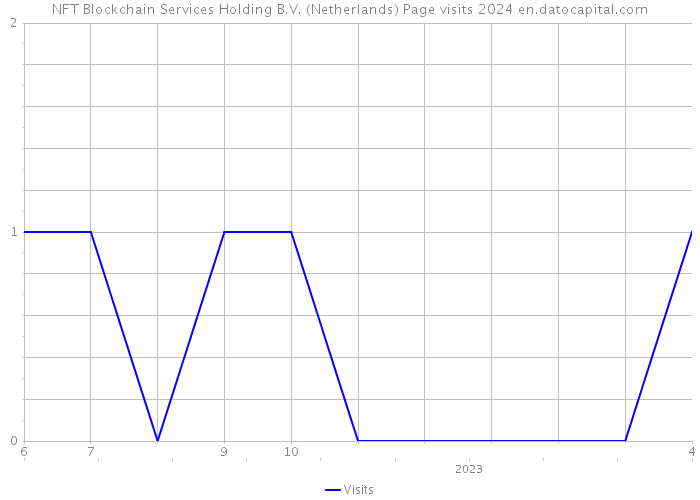 NFT Blockchain Services Holding B.V. (Netherlands) Page visits 2024 