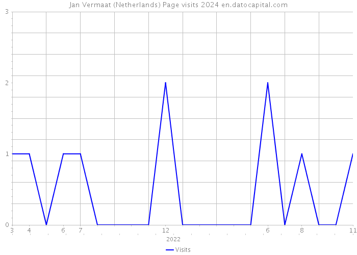 Jan Vermaat (Netherlands) Page visits 2024 