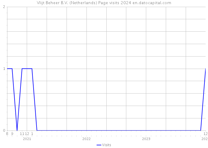 Vlijt Beheer B.V. (Netherlands) Page visits 2024 
