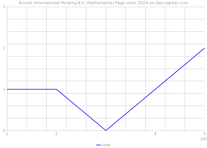 Evonik International Holding B.V. (Netherlands) Page visits 2024 
