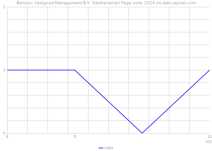 Benelux Vastgoed Management B.V. (Netherlands) Page visits 2024 