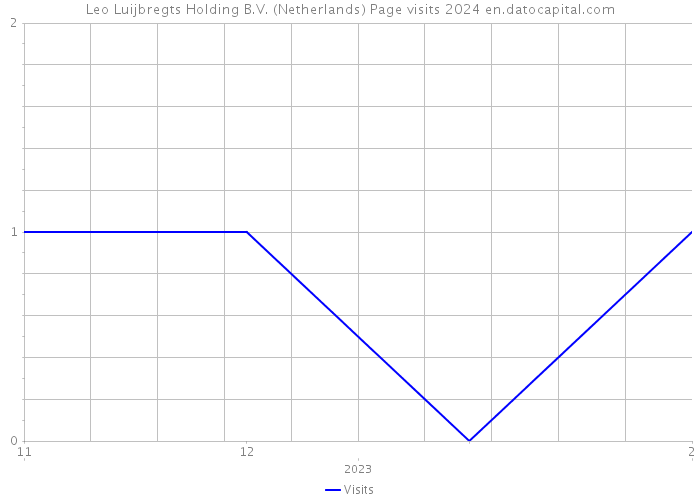 Leo Luijbregts Holding B.V. (Netherlands) Page visits 2024 