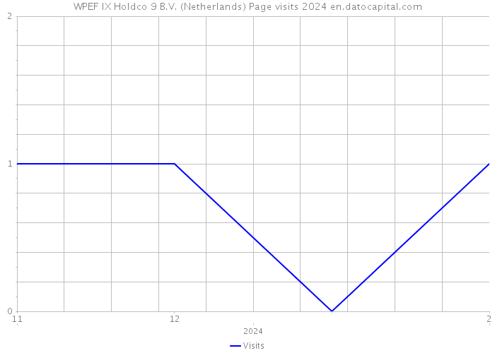 WPEF IX Holdco 9 B.V. (Netherlands) Page visits 2024 