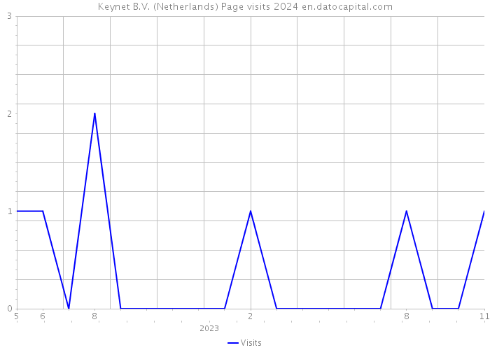 Keynet B.V. (Netherlands) Page visits 2024 
