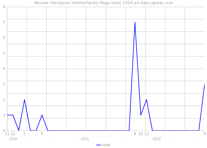 Wouter Verstijnen (Netherlands) Page visits 2024 