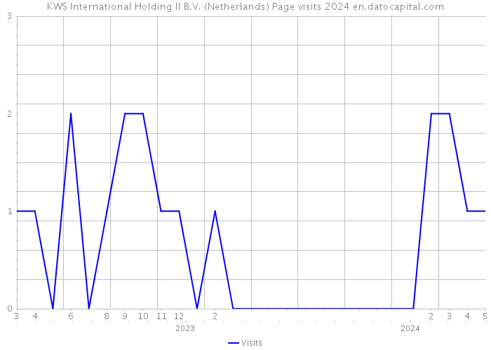 KWS International Holding II B.V. (Netherlands) Page visits 2024 