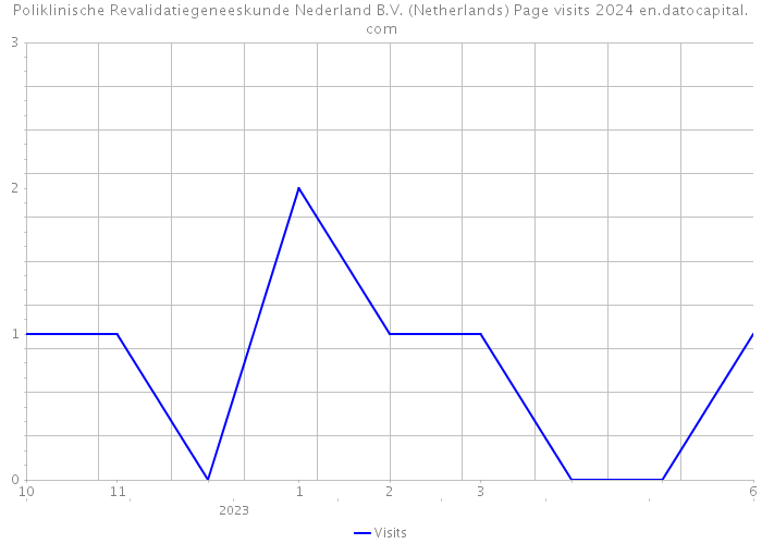 Poliklinische Revalidatiegeneeskunde Nederland B.V. (Netherlands) Page visits 2024 