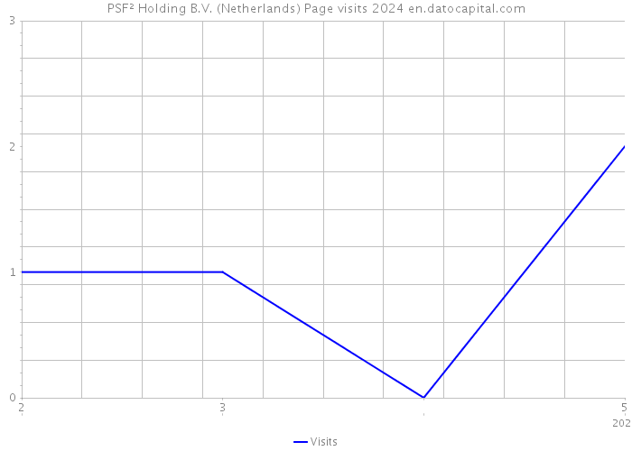 PSF² Holding B.V. (Netherlands) Page visits 2024 