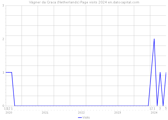Vágner da Graca (Netherlands) Page visits 2024 