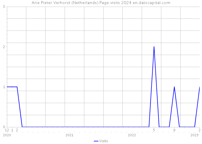 Arie Pieter Verhorst (Netherlands) Page visits 2024 