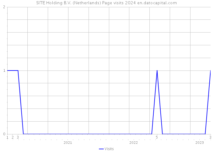 SITE Holding B.V. (Netherlands) Page visits 2024 
