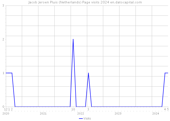 Jacob Jeroen Pluis (Netherlands) Page visits 2024 