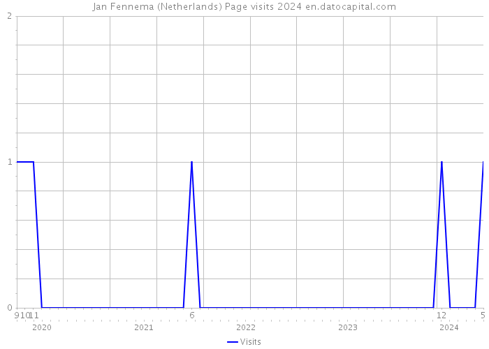 Jan Fennema (Netherlands) Page visits 2024 