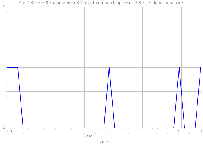A & V Beheer & Management B.V. (Netherlands) Page visits 2024 