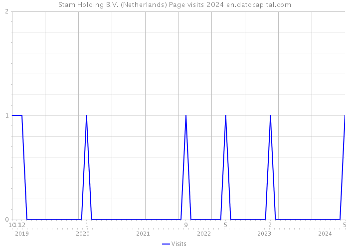 Stam Holding B.V. (Netherlands) Page visits 2024 