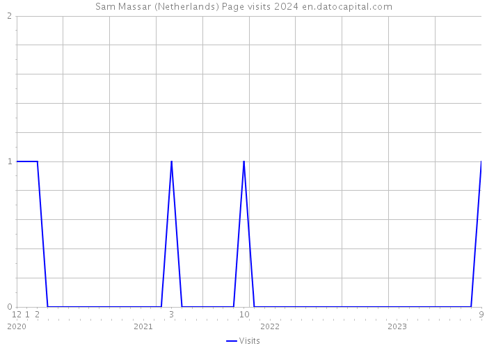 Sam Massar (Netherlands) Page visits 2024 