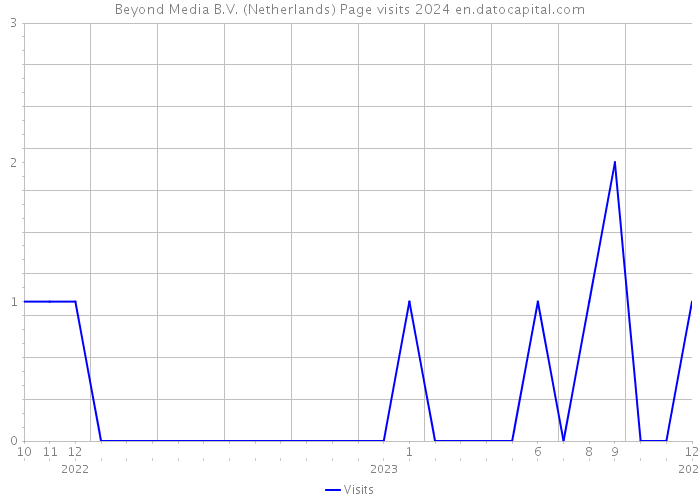Beyond Media B.V. (Netherlands) Page visits 2024 