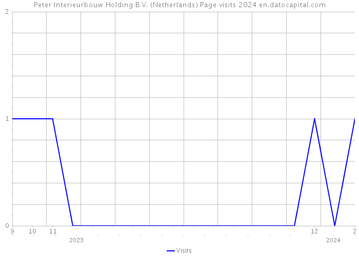 Peter Interieurbouw Holding B.V. (Netherlands) Page visits 2024 