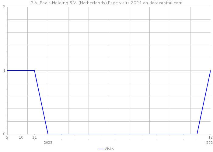 P.A. Poels Holding B.V. (Netherlands) Page visits 2024 