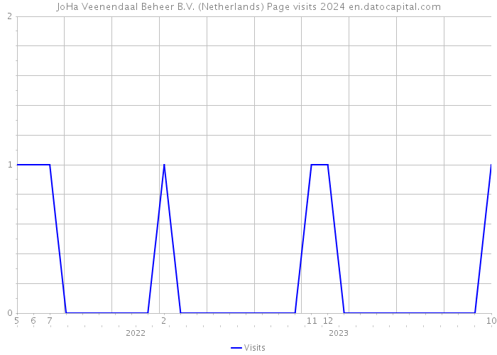 JoHa Veenendaal Beheer B.V. (Netherlands) Page visits 2024 