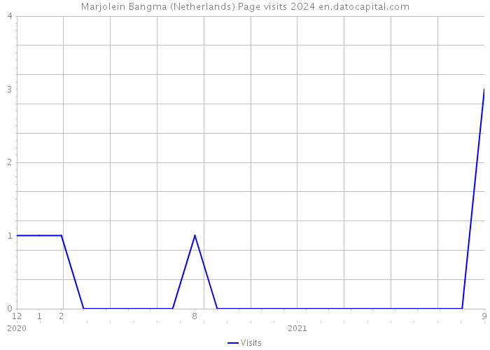 Marjolein Bangma (Netherlands) Page visits 2024 
