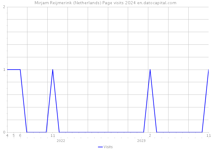 Mirjam Reijmerink (Netherlands) Page visits 2024 