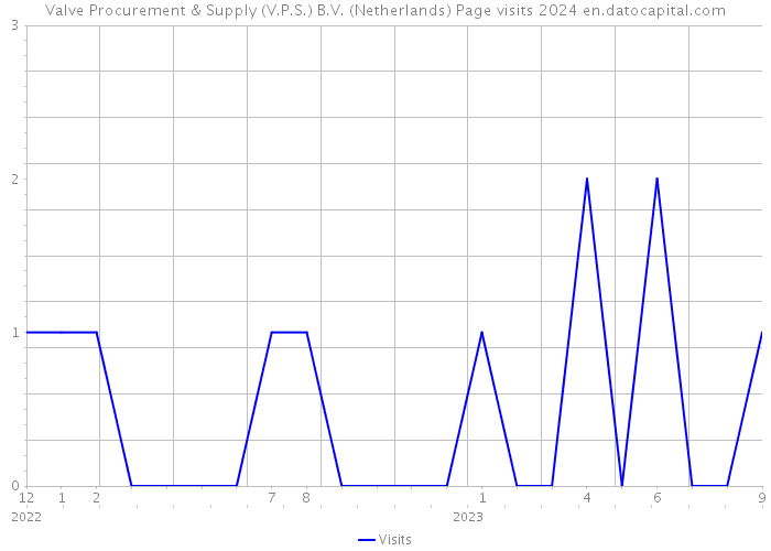 Valve Procurement & Supply (V.P.S.) B.V. (Netherlands) Page visits 2024 
