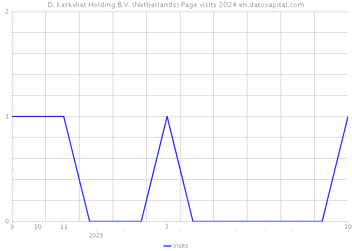 D. Kerkvliet Holding B.V. (Netherlands) Page visits 2024 
