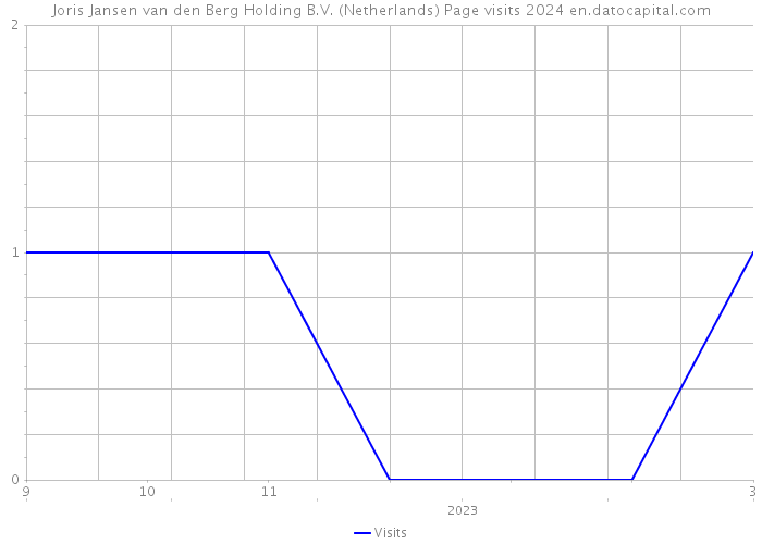 Joris Jansen van den Berg Holding B.V. (Netherlands) Page visits 2024 
