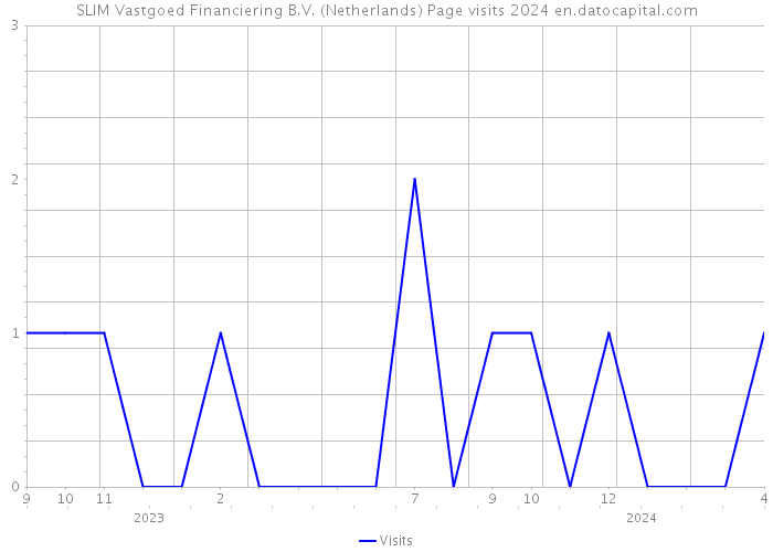 SLIM Vastgoed Financiering B.V. (Netherlands) Page visits 2024 