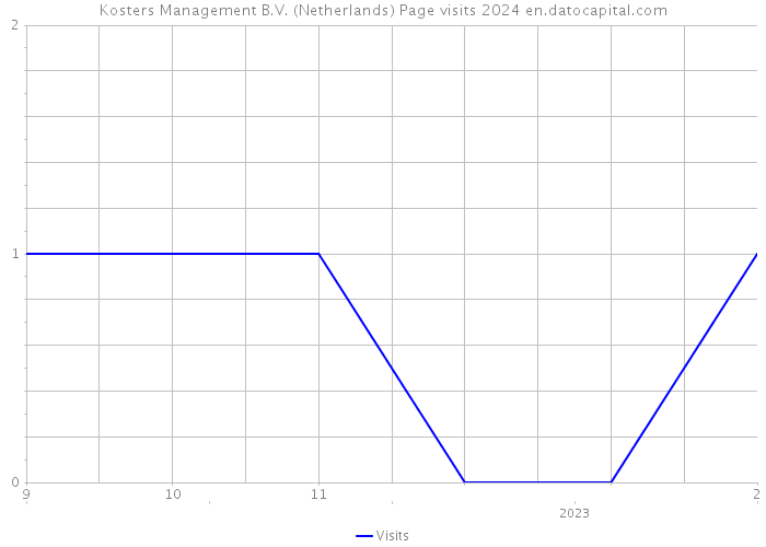 Kosters Management B.V. (Netherlands) Page visits 2024 
