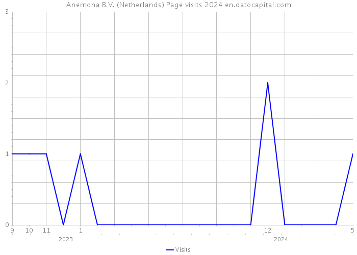 Anemona B.V. (Netherlands) Page visits 2024 