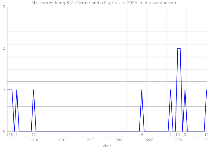 Messem Holding B.V. (Netherlands) Page visits 2024 