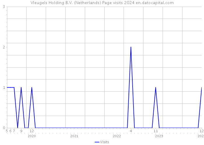 Vleugels Holding B.V. (Netherlands) Page visits 2024 