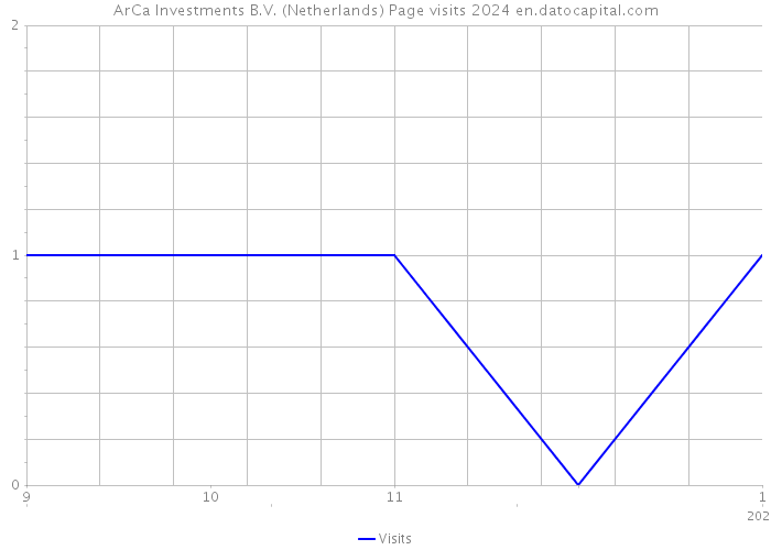 ArCa Investments B.V. (Netherlands) Page visits 2024 